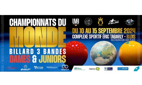 FRENCH CITY OF BLOIS IS READY TO HOST THE WORLD CHAMPIONSHIPS 3-CUSHION LADIES AND JUNIORS