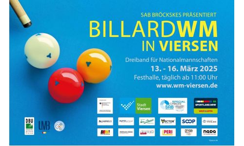 VIERSEN IS ONCE AGAIN THE WORLD HEART OF 3-CUSHION BILLIARD